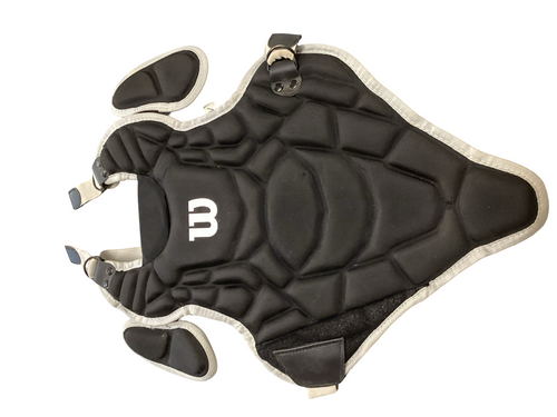 Vist Large View of Product Image Which is Used Wilson Catchers Chest Protector Black Youth