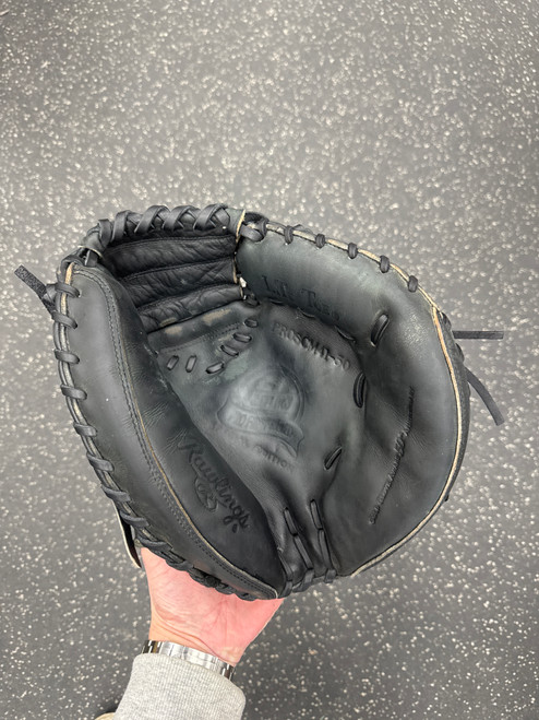 Vist Large View of Product Image Which is Used Rawlings PRO PREFFERED PROSCM41-50 BB/SB Catchers RH Throw Black 34"