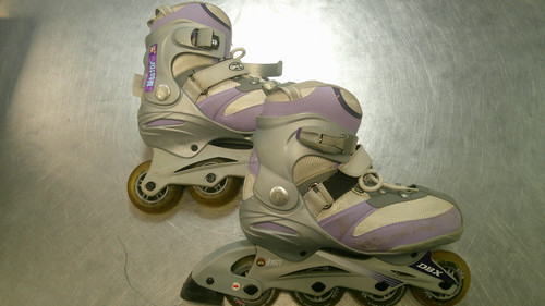 Vist Large View of Product Image Which is Used DBX WOMENS SOFT BOOT Senior Rec Fitness Skates Purple Senior 7