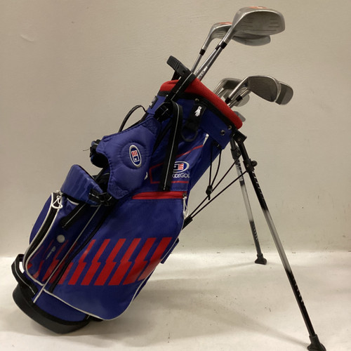 Vist Large View of Product Image Which is Used US Kids WT-20S ORANGE 51 Jr Package Set RH Royal Blue 9 Piece