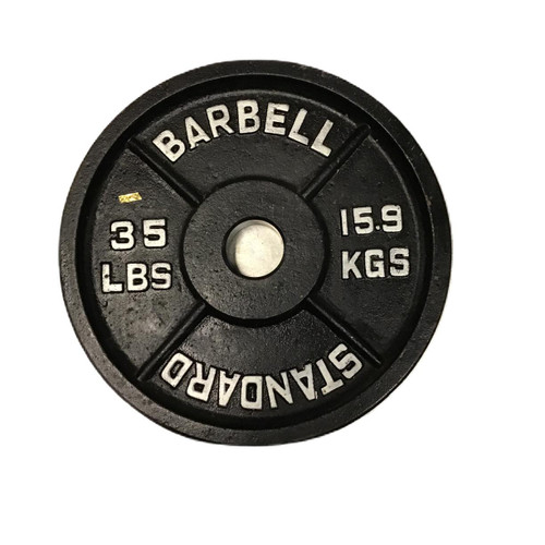 Vist Large View of Product Image Which is Used Olympic Plate (Each) 35 lb