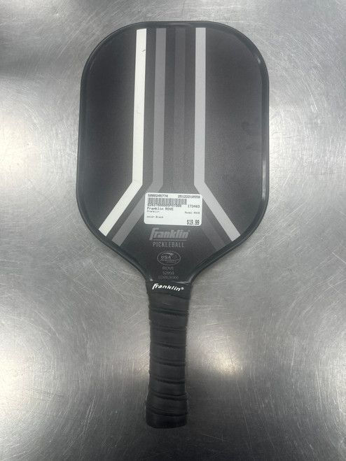 Vist Large View of Product Image Which is Used Franklin ROVE Pickleball Racquet Black