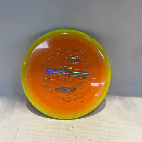 Vist Large View of Product Image Which is Used Innova MAKO3 Disc Golf Mid Range Orange