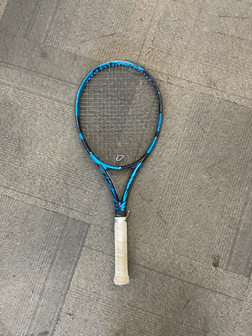 Vist Large View of Product Image Which is Used Babolat PURE DRIVE Adult Tennis Racquet Royal Blue 4 3/8"