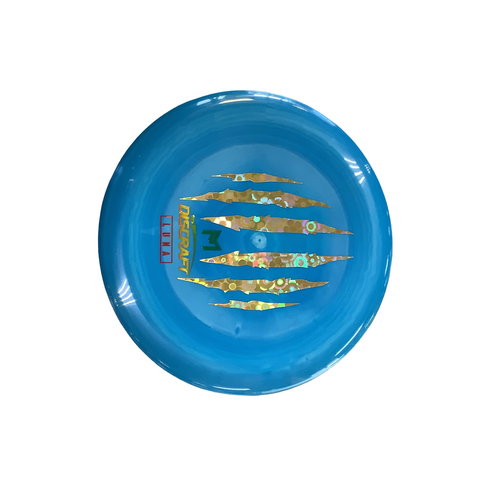 Vist Large View of Product Image Which is Used Discraft 6X LUNA Disc Golf Putter Royal Blue