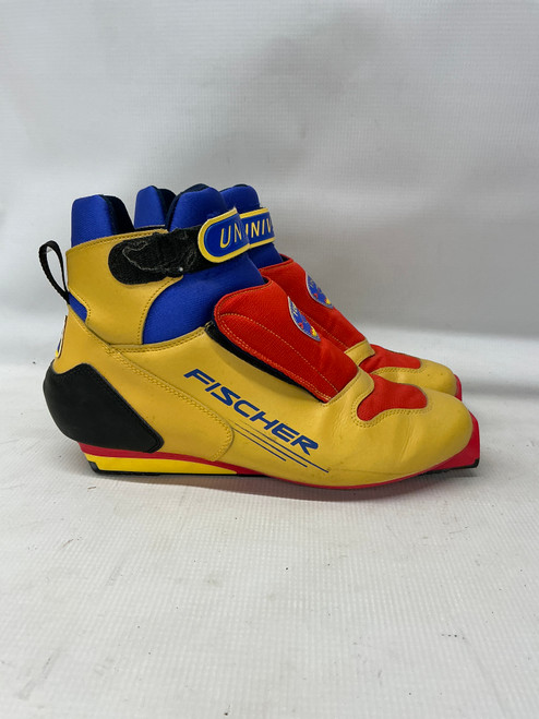 Vist Large View of Product Image Which is Used Fischer RCS UNIVERSAL Mens SNS XC Ski Boots Yellow M 07-07.5 / W 08-08.5