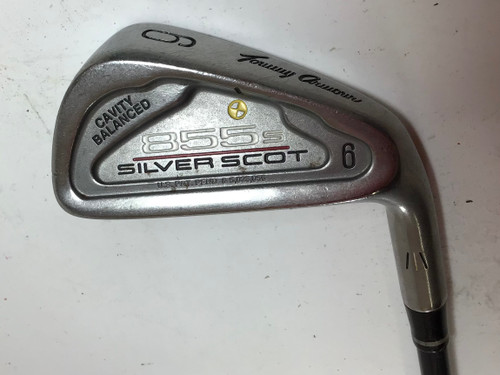 Vist Large View of Product Image Which is Used Tommy Armour 855S SILVER SCOT Mens Individual Iron RH 6 Iron