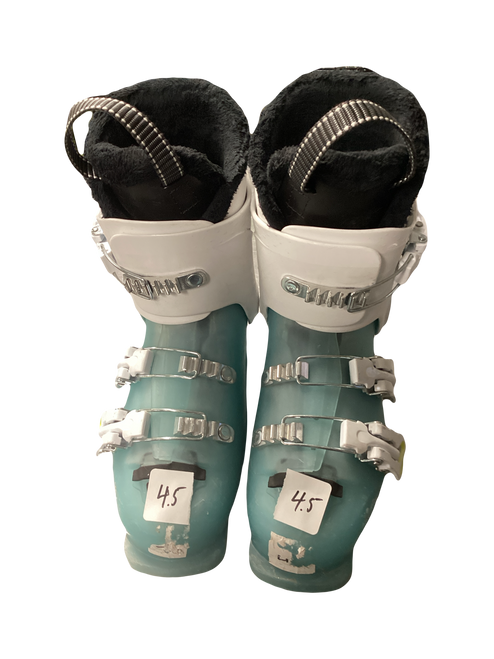 Vist Large View of Product Image Which is Used Salomon T3 Girls DH Ski Boot Royal Blue 225 MP - J04.5 - W5.5