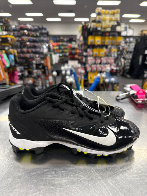 Vist Large View of Product Image Which is Used Nike VAPOR BB/SB Cleats Black Junior 04.5