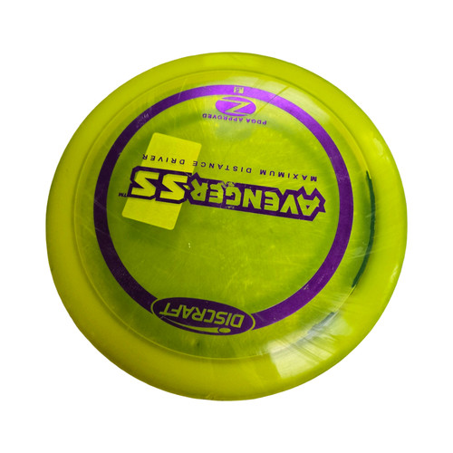 Vist Large View of Product Image Which is Used Discraft AVANGER SS Disc Golf Driver Optic Yellow