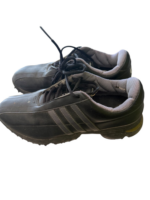 Vist Large View of Product Image Which is Used Adidas Mens Golf Shoes Black Senior 9.5