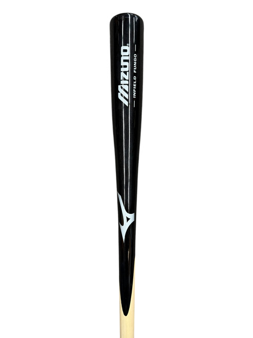Vist Large View of Product Image Which is New Mizuno Classic Infield 35” Fungo Bat - Black And Tan