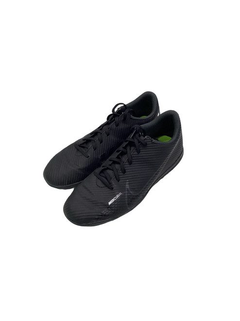 Vist Large View of Product Image Which is Used Nike MERCURIAL TURF SHOES Soccer Turf Shoes Black Senior 7
