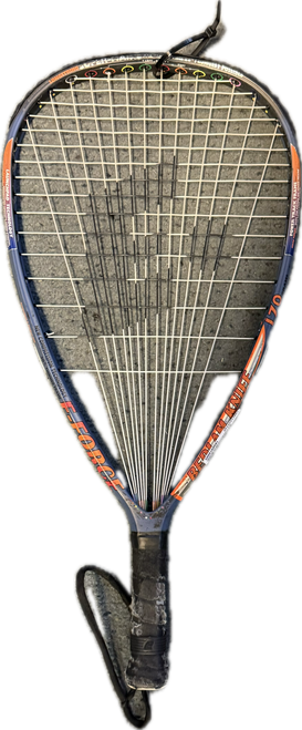 Vist Large View of Product Image Which is Used E-force BEDLAM 170 Adult Racquetball Racquet Navy