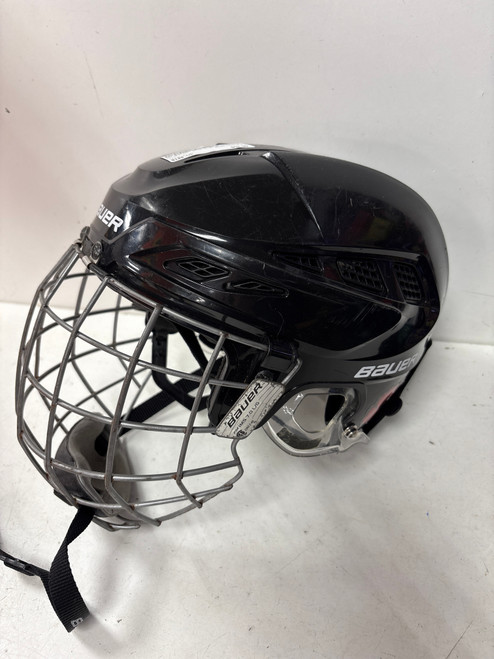 Vist Large View of Product Image Which is Used Bauer IMS 7.0 Helmet Cage Combo Black LG