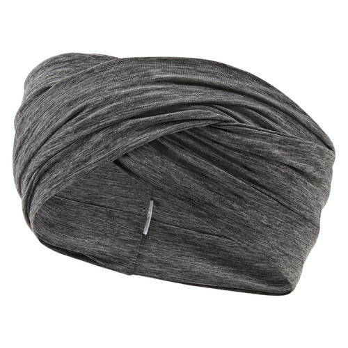 Vist Large View of Product Image Which is New Nike Twist Knot Headband Heathered CH/BK/WH OSFM