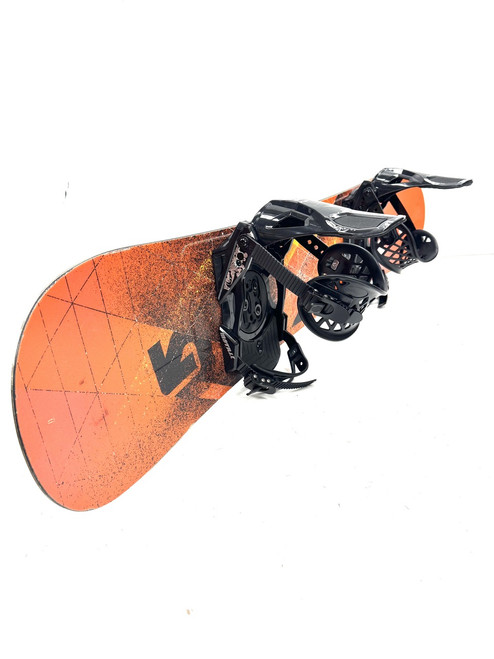 Vist Large View of Product Image Which is Used Burton LTR 140 W/ LG M8TRIX BND Mens Board/Bindings Orange 140 cm