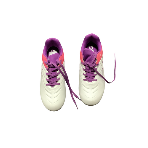 Vist Large View of Product Image Which is Used Dsg Soccer Cleats White Junior 05.5