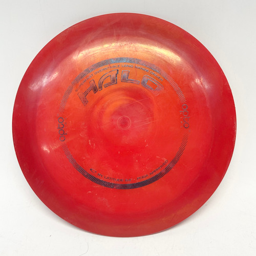 Vist Large View of Product Image Which is Used Latitude 64 OPTO HALO Disc Golf Driver Cardinal 173g