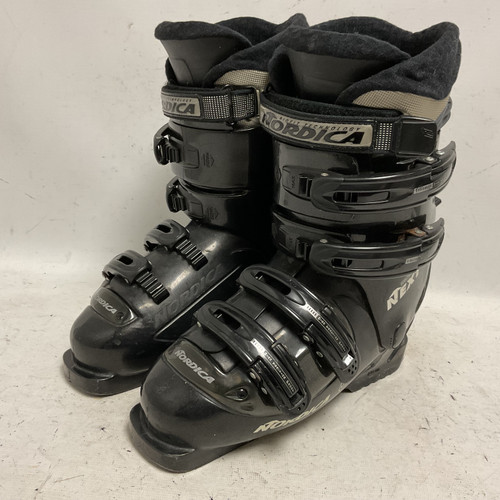 Vist Large View of Product Image Which is Used Nordica NEXT Mens DH Ski Boot Black 255 MP - M07.5 - W08.5