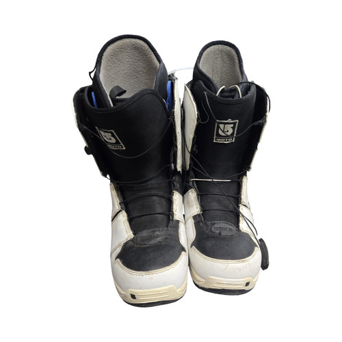 Vist Large View of Product Image Which is Used Burton MOTO BOOTS Mens Snowboard Boots White Senior 13