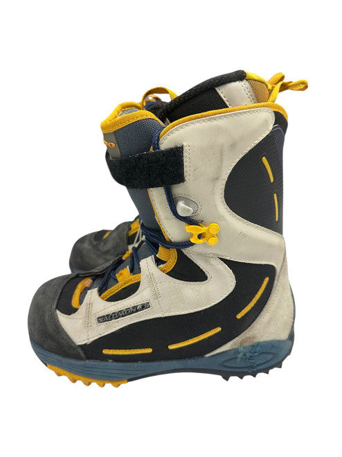 Vist Large View of Product Image Which is Used Salomon RUBY Womens Snowboard Boots Yellow Senior 7
