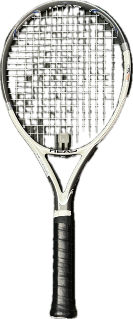 Vist Large View of Product Image Which is Used Head THREE STAR Adult Tennis Racquet White 4 1/4"
