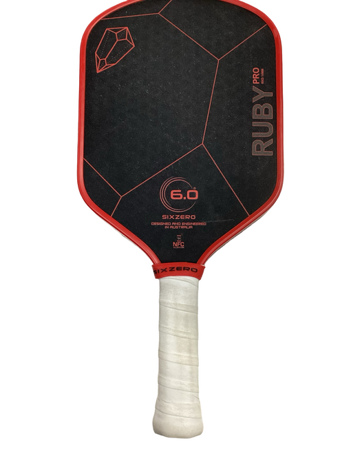 Vist Large View of Product Image Which is Used SIXZERO Pickleball Racquet Red