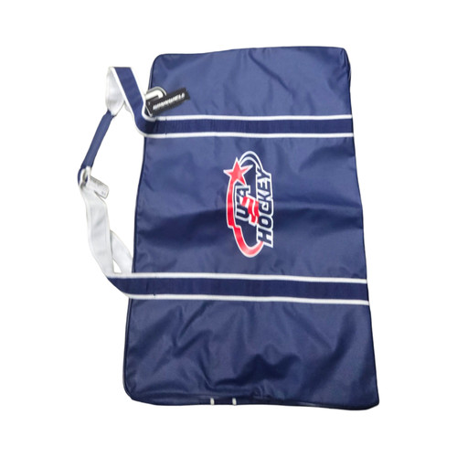 Vist Large View of Product Image Which is Used USA HOCKEY BAG Sr Hockey Carry Navy Blue
