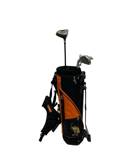 Vist Large View of Product Image Which is Used Nickelodeon Spongebob 3-5yo RH Golf 3 Clubs + Bag Golf Set