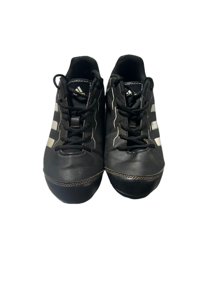Vist Large View of Product Image Which is Used Adidas ADIDAS 3 STRIPE CLEAT JNR 1.5 BB/SB Cleats Black Junior 01.5