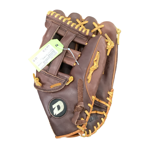 Vist Large View of Product Image Which is Used Demarini ULTIMATE BB/SB Glove RH Throw Brown 14"