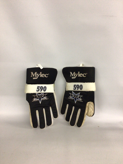 Vist Large View of Product Image Which is Used Mylec 590 Senior Gloves Black LG