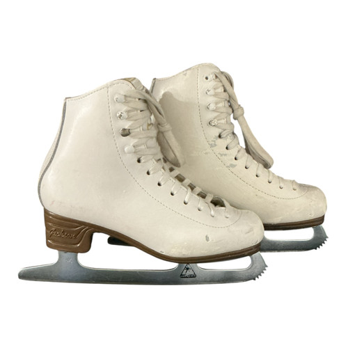 Vist Large View of Product Image Which is Used Jackson ARTISE Girls Figure Skate White Junior 02.5