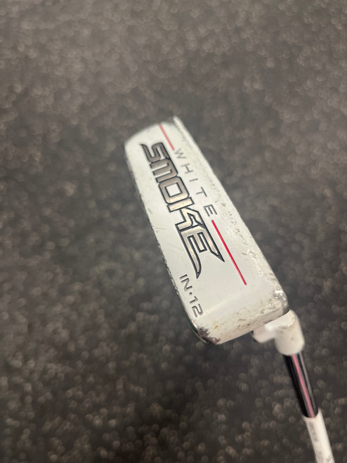 Vist Large View of Product Image Which is Used Taylormade WHITE SMOKE IN 12 Mens Putter RH