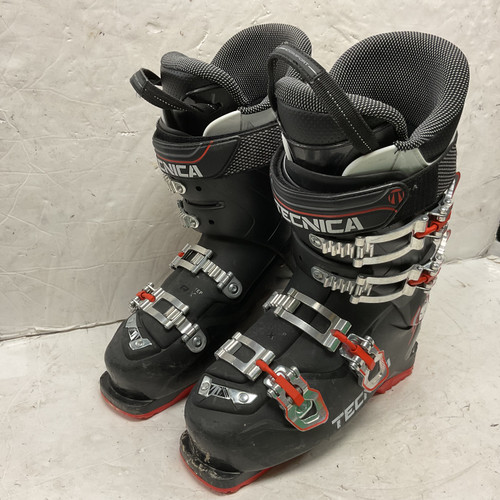 Vist Large View of Product Image Which is Used Tecnica TEN.2 70 Mens DH Ski Boot Black And Orange 255 MP - M07.5 - W08.5