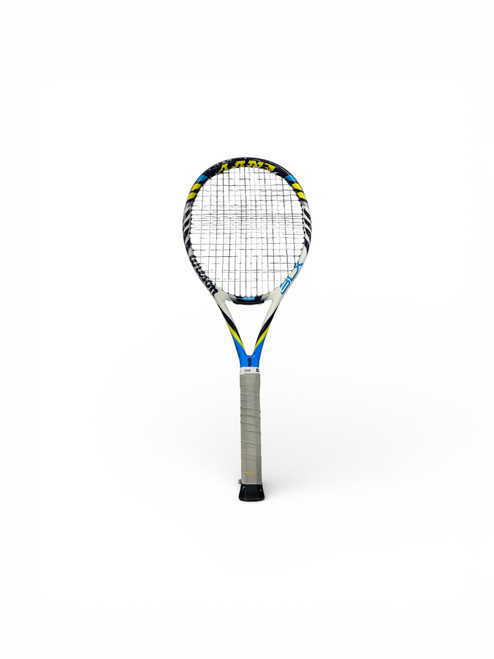 Vist Large View of Product Image Which is Used Wilson ENVY BLX Adult Tennis Racquet Royal Blue 4 5/8"