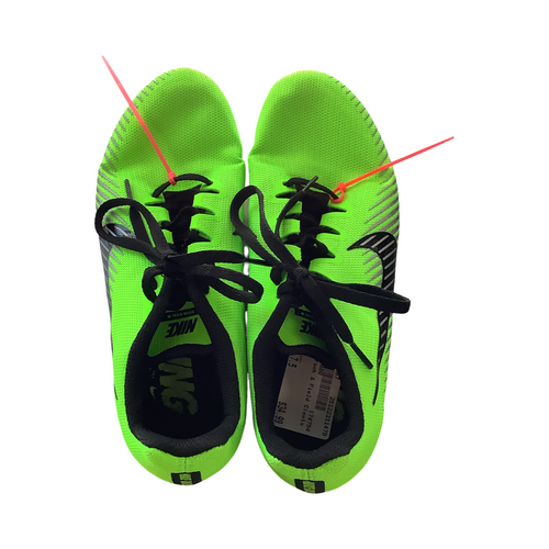 Vist Large View of Product Image Which is Used Nike Track & Field Cleats Adult Green Senior 7.5