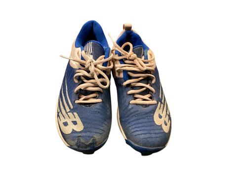 Vist Large View of Product Image Which is Used New Balance BB CLEAT BB/SB Cleats Royal Blue Junior 06