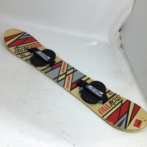 Vist Large View of Product Image Which is Used SPORTSSTUFF SNOW RYDER 110 CM 50-100LBS Boys Snowboard Only Tan 110 cm