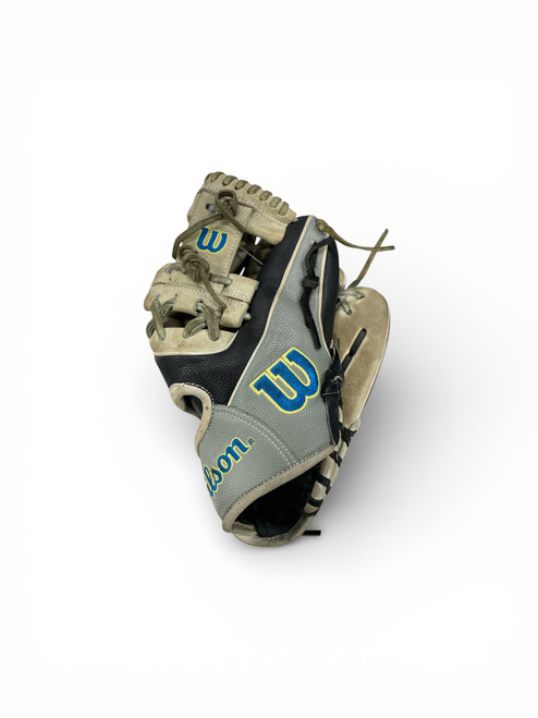 Vist Large View of Product Image Which is Used Worth A2000 PRO-STOCK BB/SB Glove RH Throw Black And Grey 11 1/2"
