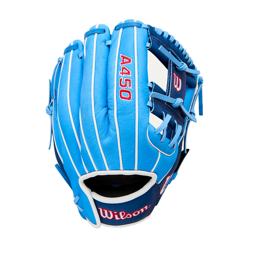 Vist Large View of Product Image Which is New Wilson A450 2026 Youth Baseball Glove- 11.5" Right Hand Throw