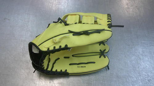 Vist Large View of Product Image Which is Used DRIBBLEUP BB/SB Glove RH Throw Yellow 11 1/2"