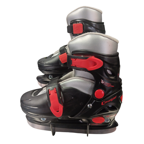 Vist Large View of Product Image Which is Used COUGAR ADJ Youth Hockey Skate Adjustable