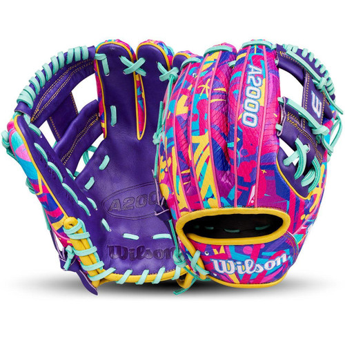 Vist Large View of Product Image Which is New 11.5" Wilson A2000 January 2026 Glove of the Month 1786SS Graffiti Baseball Glove 