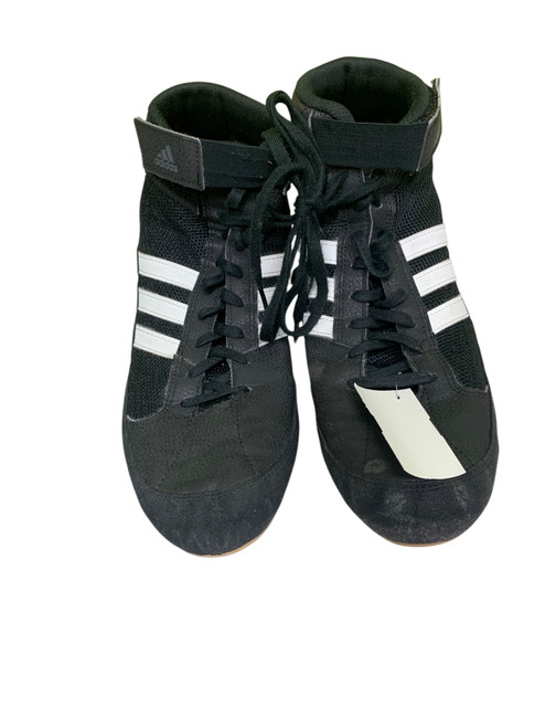 Vist Large View of Product Image Which is Used Adidas Wrestling Shoes Black Senior 11.5