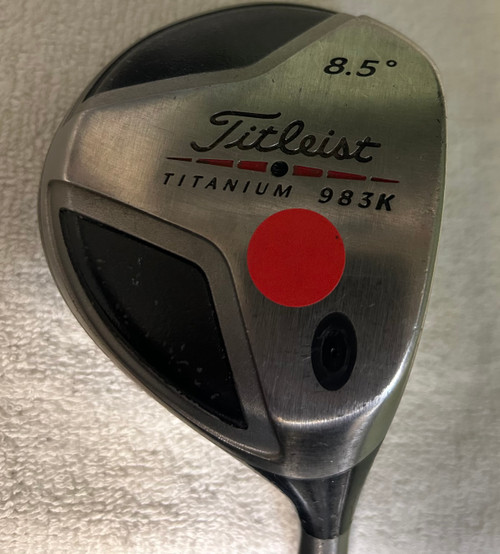 Vist Large View of Product Image Which is Used Titleist 983 K Mens Driver RH 8.5 Degree Graphite/Stiff
