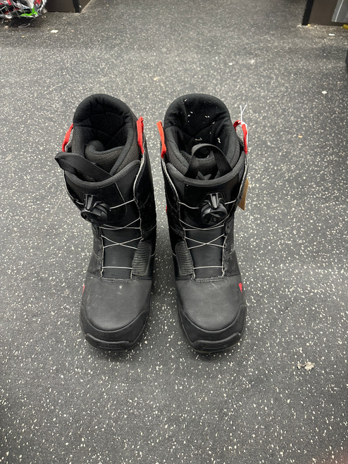 Vist Large View of Product Image Which is Used Burton PROGRESSION BOA Mens Snowboard Boots Black Senior 9.5