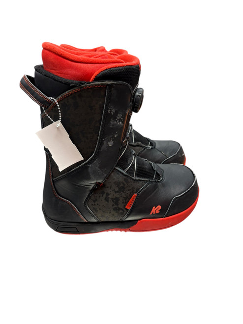 Vist Large View of Product Image Which is Used K2 VANDAL BOA Boys Snowboard Boots Black Junior 05