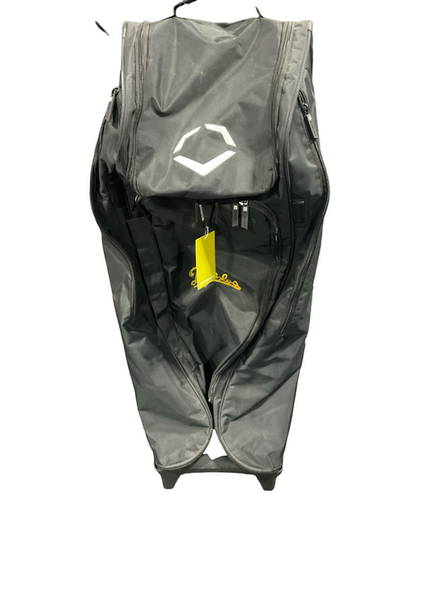 Vist Large View of Product Image Which is Used Evoshield PLAYER WHEELED BAG BB/SB Player Wheeled Bag Black